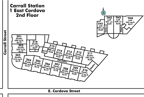 Carrall Station Floor Plate