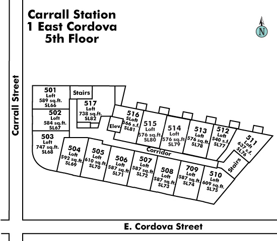 Carrall Station Floor Plate