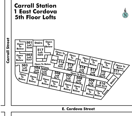 Carrall Station Floor Plate