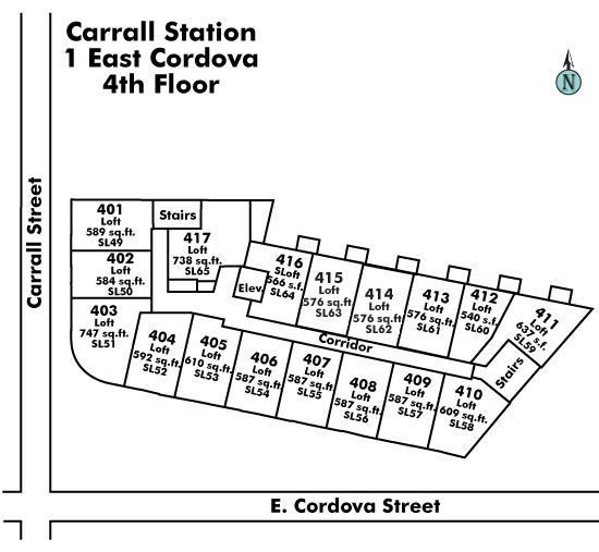 Carrall Station Floor Plate