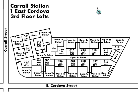 Carrall Station Floor Plate