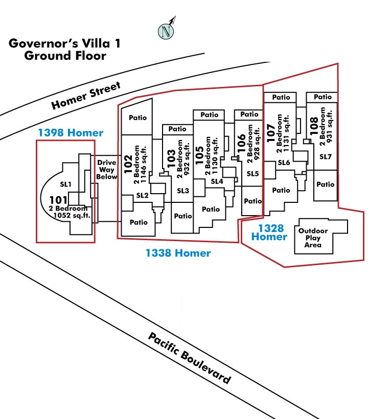 Governor's Villa 1 Floor Plate