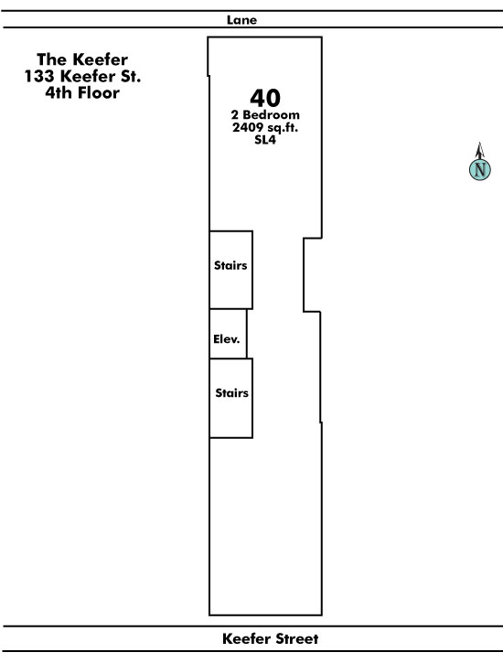 Greenwood York floor plate – Floor 4, Vancouver
