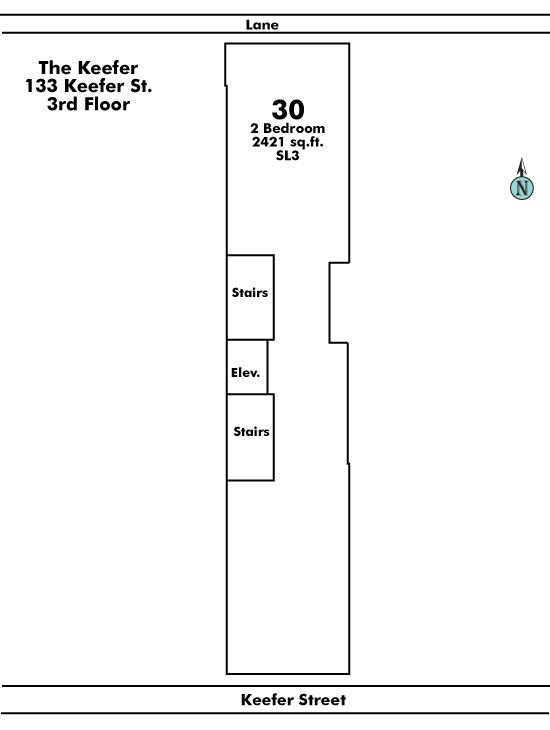 Greenwood York floor plate – Floor 3, Vancouver