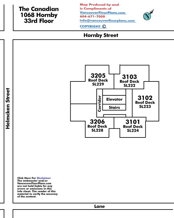 Imperial Tower floor plate – Floor 33, Vancouver