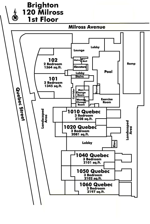 Stella floor plate – Floor 1, Vancouver