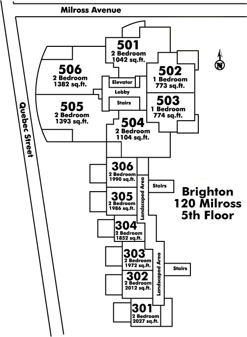 Stella floor plate – Floor 5, Vancouver