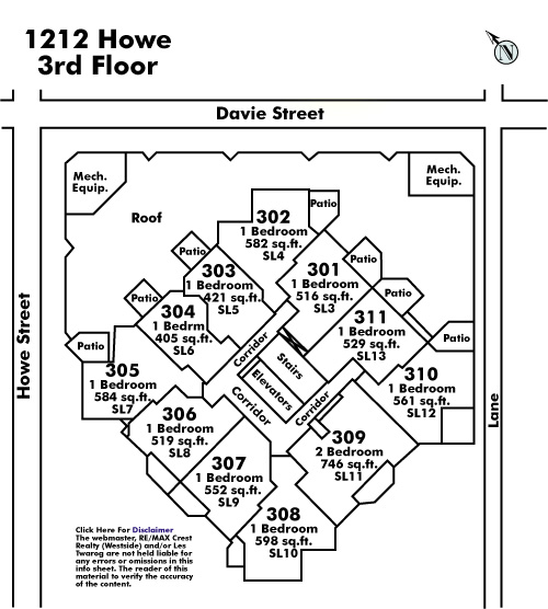 Ontario Place floor plate – Floor 3, Vancouver