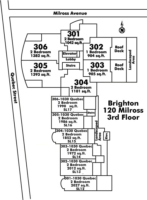 Stella floor plate – Floor 3, Vancouver