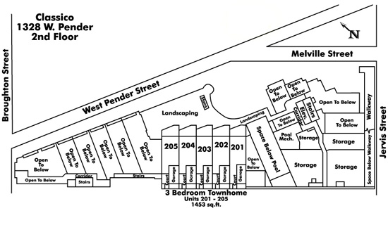 York West floor plate – Floor 2, Vancouver