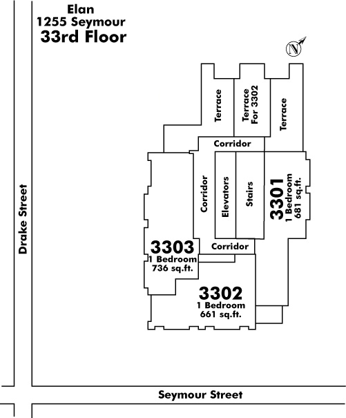 None floor plate – Floor 33, Vancouver