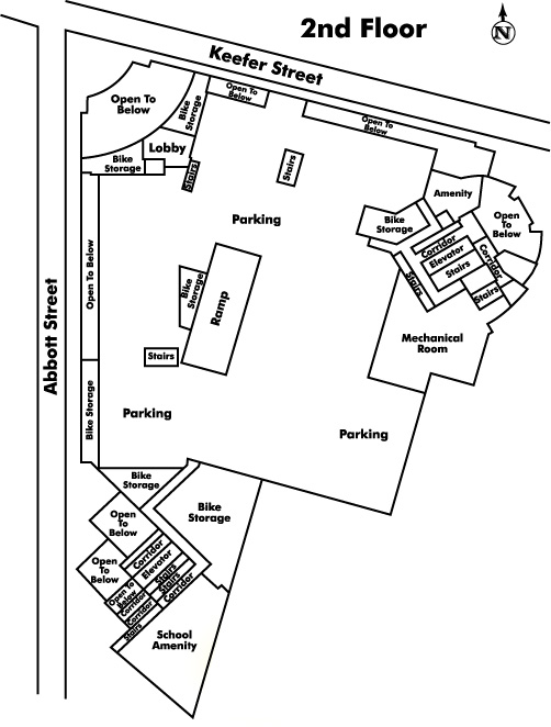 Firenze floor plate – Floor 2, Vancouver