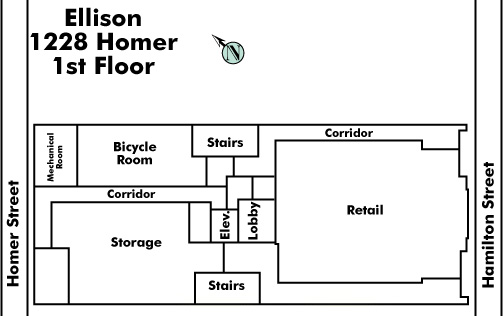 Landmark Regency floor plate – Floor 1, Vancouver