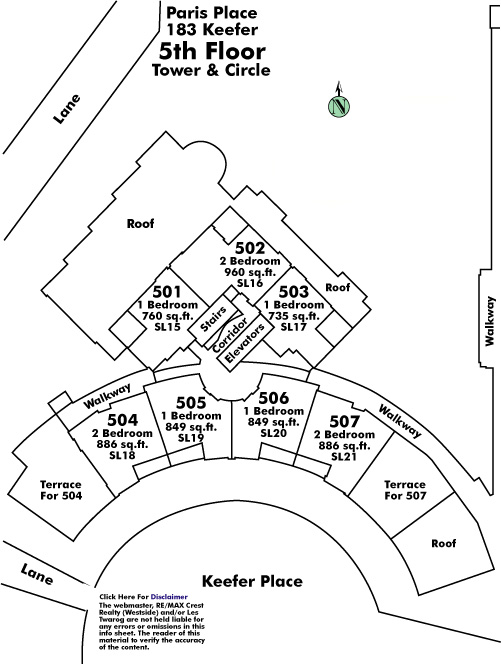 Paris Place floor plate – Floor 5, Vancouver