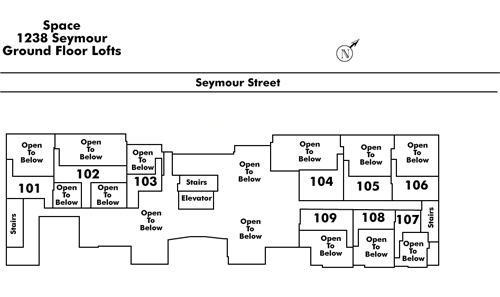 Tell Manor floor plate – Floor 1, Vancouver