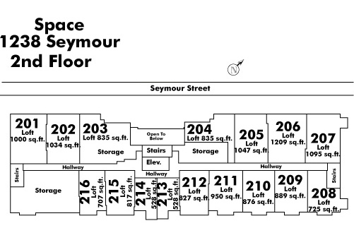 Tell Manor floor plate – Floor 2, Vancouver