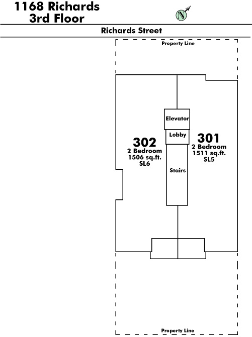 Stratford Place floor plate – Floor 3, Vancouver