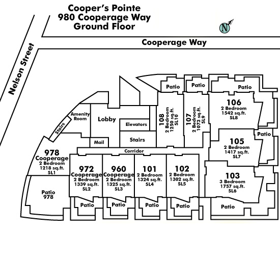 Cooper's Pointe Floor Plate