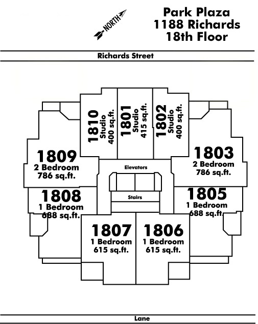 1150 Bute Floor Plate