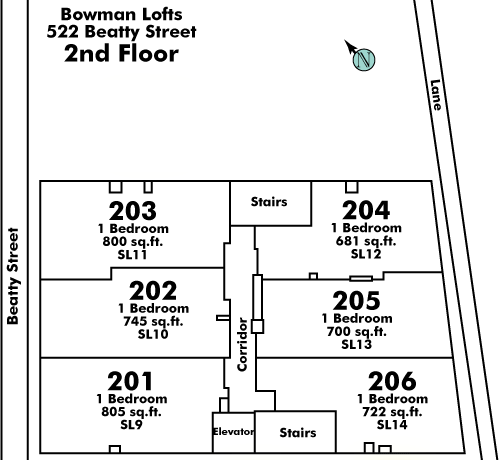 Bowman Lofts Floor Plate