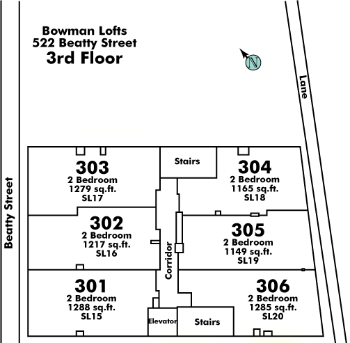 Bowman Lofts Floor Plate