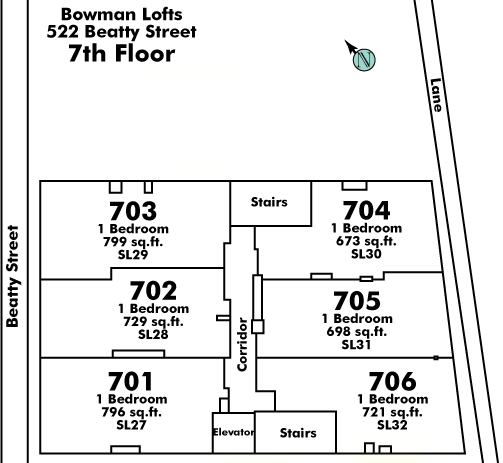 Bowman Lofts Floor Plate