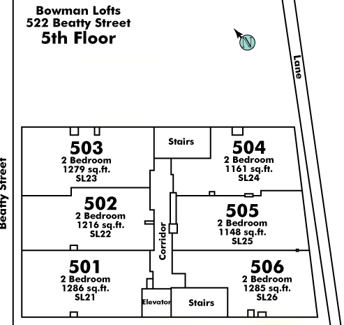 Bowman Lofts Floor Plate