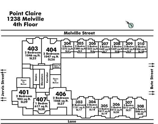 Pointe Claire Floor Plate