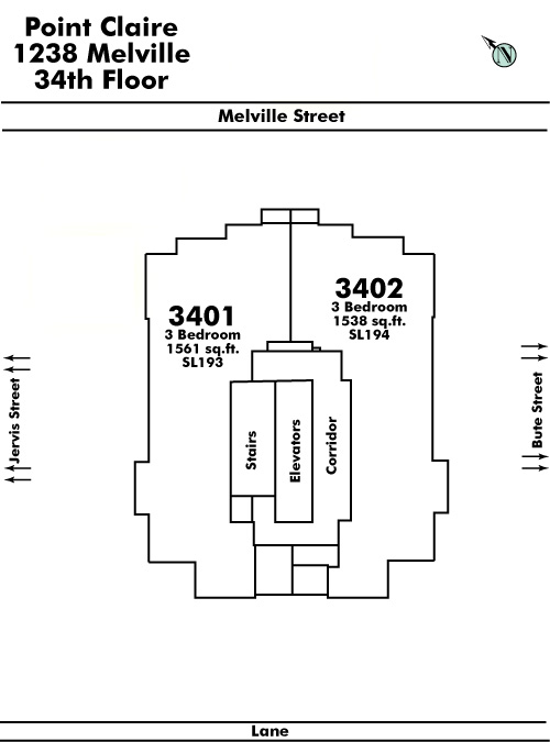 Pointe Claire Floor Plate