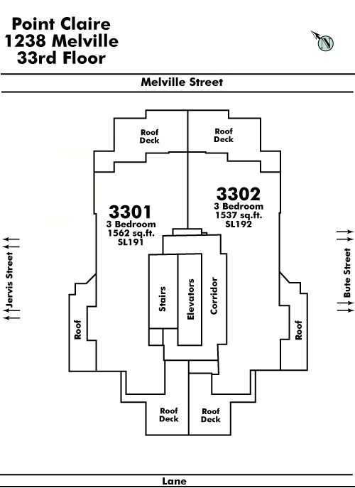 Pointe Claire Floor Plate