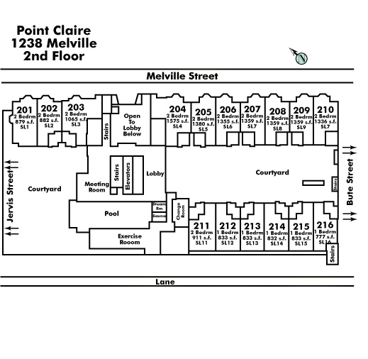 Pointe Claire Floor Plate