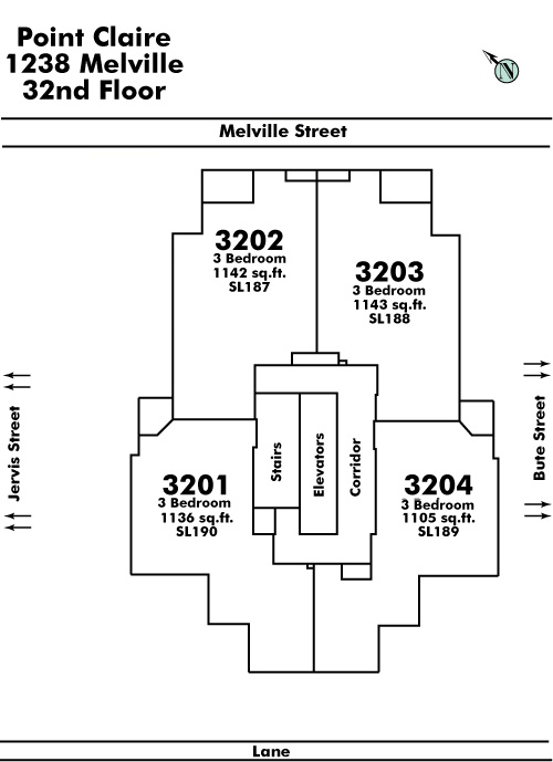 Pointe Claire Floor Plate