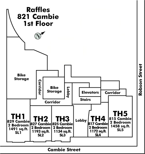Raffles On Robson Floor Plate