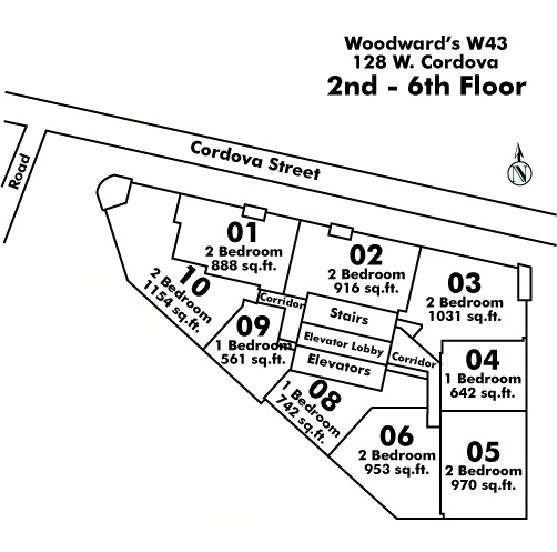 Woodwards Floor Plate
