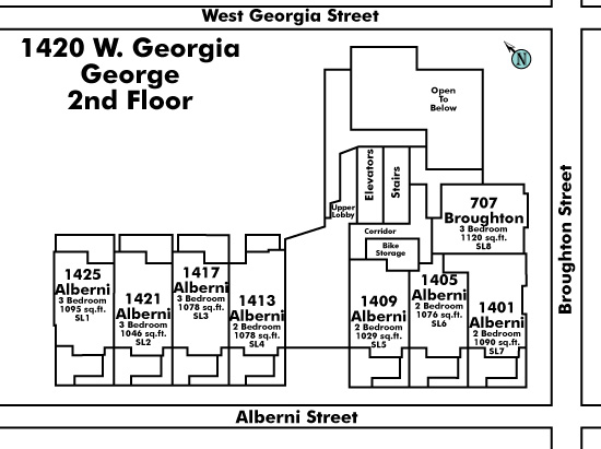 The George Floor Plate