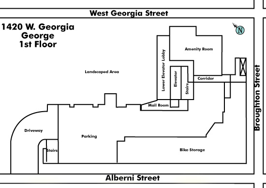 The George Floor Plate