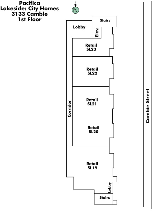 Pacifica City Homes Floor Plate