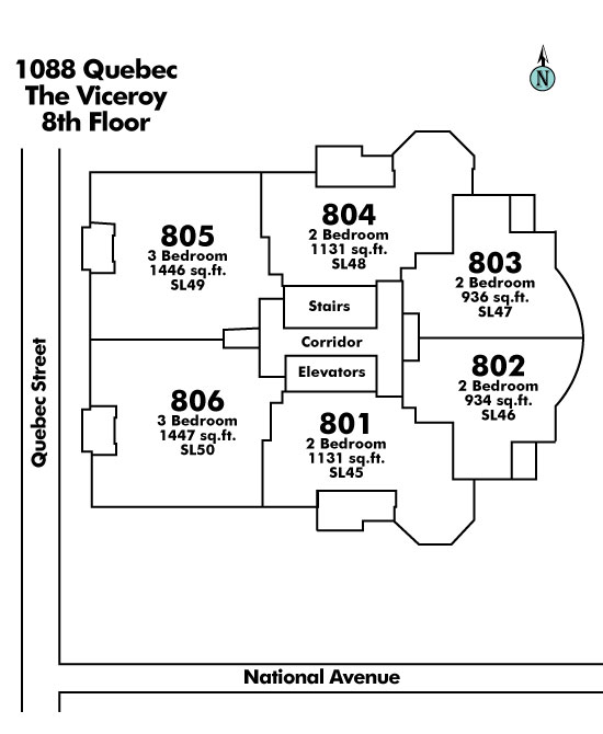 The Viceroy Floor Plate