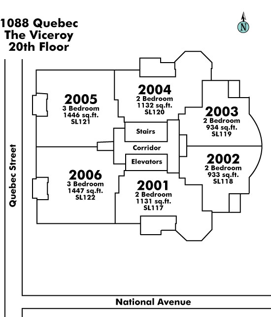 The Viceroy Floor Plate