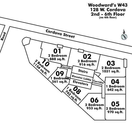 Woodwards Floor Plate
