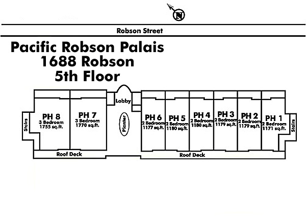 Pacific Robson Palais Floor Plate