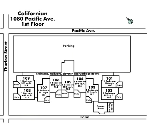 The Californian Floor Plate