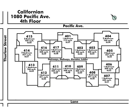 The Californian Floor Plate