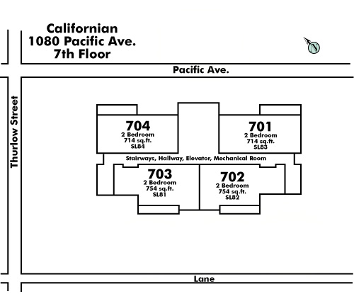 The Californian Floor Plate