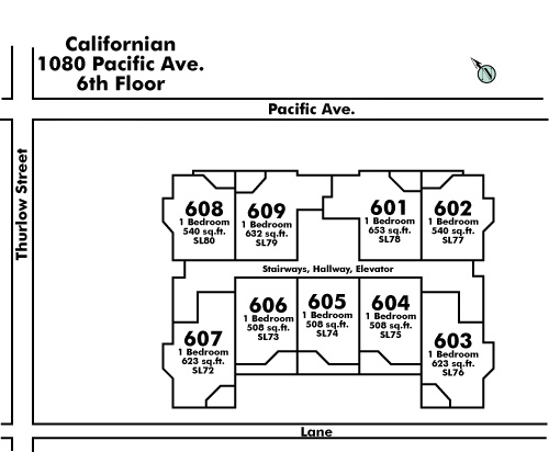The Californian Floor Plate