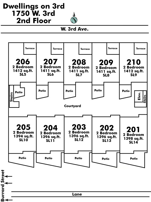 Dwellings On 3rd Floor Plate