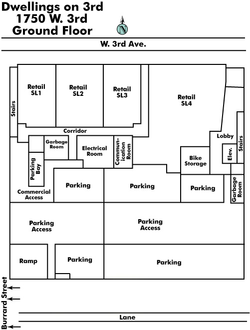 Dwellings On 3rd Floor Plate