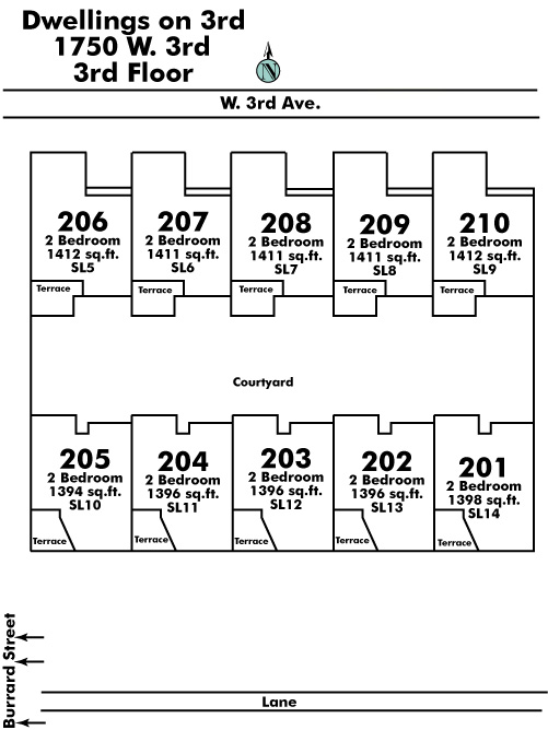 Dwellings On 3rd Floor Plate